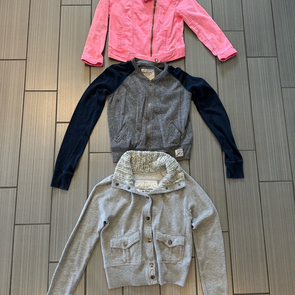 Abercrombie & Fitch 3 Jacket Bundle